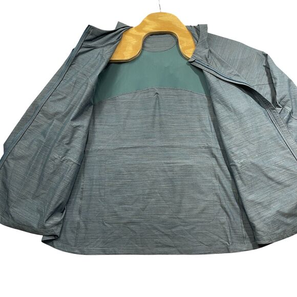 Athleta 2X Race Running Free Jacket Full Zip Mesh Inserts Zip Pockets Hooded - Picture 4 of 6